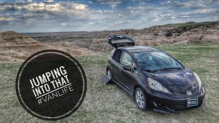 Honda Fit Camper Conversion