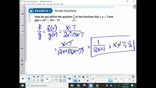 5-5 Function Operations