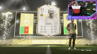 ME TOCA ETO'O ICONO SUPER PRIME Y ME VUELVO LOCO!! | FIFA 21