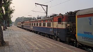 Konark Express pushed by double WAG7 Locomotives