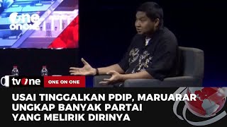 Maruarar Sirait: Untuk Kepentingan Bangsa Saya Ambil Resiko Ini | One on One tvOne