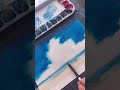 Clouds ☁️ with Watercolor