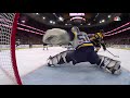 jordan binnington makes unreal pad save