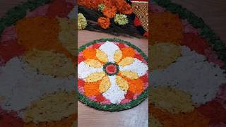 DIY Tissue Paper Pookalam Tutorial for Onam | Easy Craft Idea #short