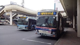 【FHD】バス撮影録 in水戸駅北口('17.3.7午後)