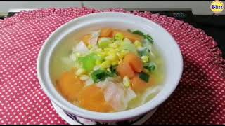 Mixed  veggies soup 混合菜汤