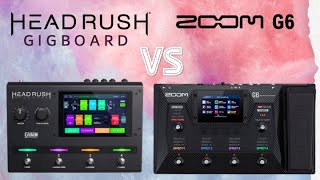 Headrush Gigboard vs Zoom G6 EN ESPAÑOL