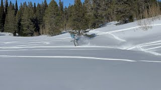 Hillclimbing the Skidoo 850's.