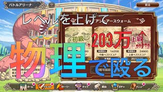 【このファン】バトルアリーナ 203万↑ 物理でジャイアントアースウォームに挑戦【初日66位】