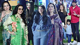 Radhika Merchant, Aishwarya-Abhishek, Harbhajan Singh, Hema Malini At Dhirubhai Ambani School Annual