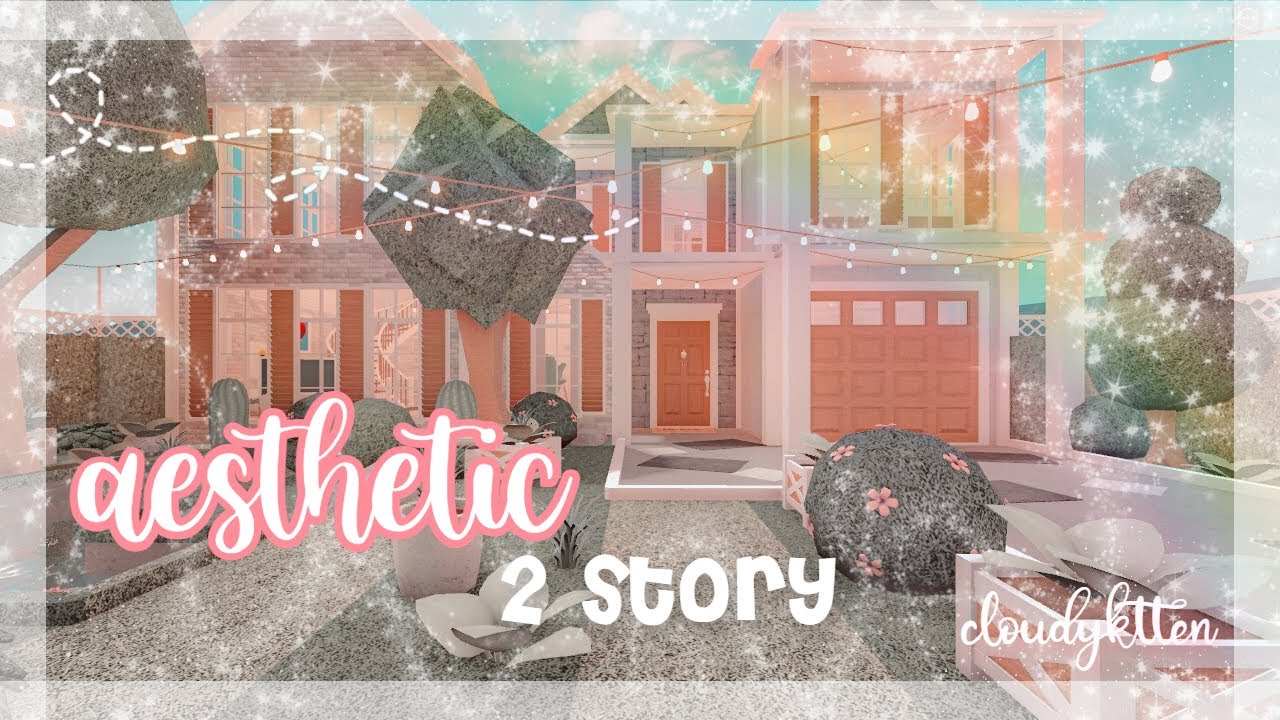 Bloxburg | 2 Story Aesthetic Family Home | House Build - YouTube