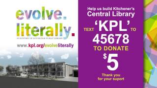 Kitchener Public Library "Text to Give" Campaign