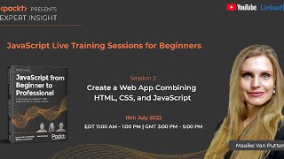 Session 3/3 - Create a Web App Combining HTML, CSS, and JavaScript