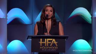 Eva Longoria Presents the Animation Award - HFA 2017
