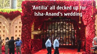 Isha Ambani Wedding: Ambani Residence Decked up Ahead of Isha Ambani-Anand Piramal Wedding Today