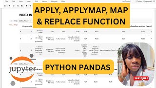 Python Pandas Tutorial: Using Apply vs ApplyMap vs Map vs Replace Function.