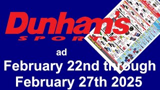 Dunhan's Sports ad February 22nd though February 27th 2025