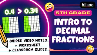 Intro to Decimals for Kids! (Fractions as Decimals, Comparing Decimals) 5.NBT.A.3 | 5th Grade 📊😎