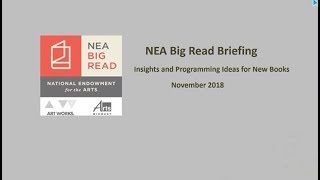 NEA Big Read Briefing: Insights and Programming Ideas for New Books