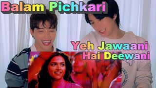 Korean singer's reaction to beautiful Indian actress😍Balam Pichkari | Yeh Jawaani Hai Deewani