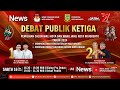 DEBAT PUBLIK KETIGA PEMILIHAN WALI KOTA DAN WAKIL WALI KOTA MOJOKERTO TAHUN 2024