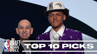 Top 10 Picks of 2022 NBA Draft | Paolo Banchero, Jabari Smith, Chet Holmgren & More