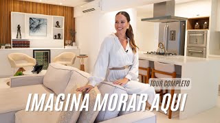 TOUR: Apartamento Garden com piscina aquecida, churrasqueira e área gourmet por Juliana Goes