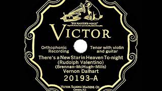 1926 HITS ARCHIVE: There’s A New Star In Heaven Tonight (Rudolph Valentino) - Vernon Dalhart