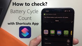 Shortcut to Check | Battery Cycle Count | iPhone 13 | Easy way | April 2022 |