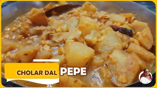 Authentic Bengali Cholar Dal  Pepe Torkari | Perfect Bengali Thali