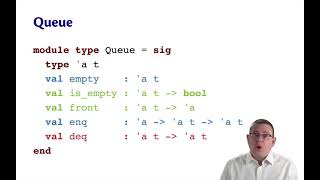 Equational Specification of Queues | OCaml Programming | Chapter 6 Video 35