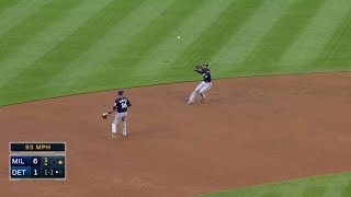 MIL@DET: Sardinas gets out at first after deflection