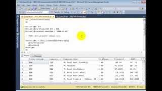 Stored Procedure with Parameters - SQL Server 2012 - Kalman Toth