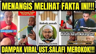 PERIH!!! LIHAT DAMPAK BURUK UST.RIYADH BAJREY MEROKOK!!!! MENJATUHKAN MARWAH DAKWAH SUNNNAH!!