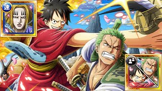 OPTC 特訓の森 藁 ルフィ\u0026ゾロパ Hawkins Forest vs Luffy\u0026Zoro