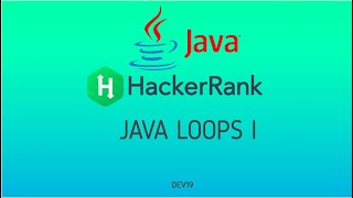#6 Java Loops I | Hackerrank Java Solutions