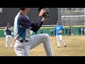 ★超近距離！ 隅田×佐藤隼＆井上×黒田のキャッチボール ノーカット