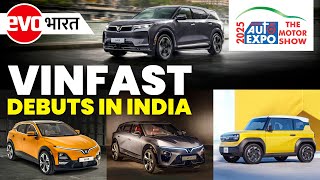 Vietnam's VinFast debuts in India - 2 car launches confirmed | Auto Expo 2025 | evo Bharat