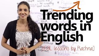 Trending words in English ( New words in English)-  Free English Lessons