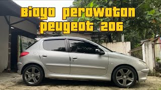 Biaya perawatan peugeot 206 2024 #peugeot206 #peugeot