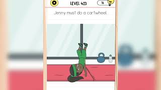 Brain Test 4 level 423 Walkthrough Solution