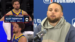 Stephen Curry speaks on Klay Thompson's future with the Warriors 👀