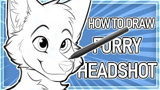 How to Draw: Furry Headshot