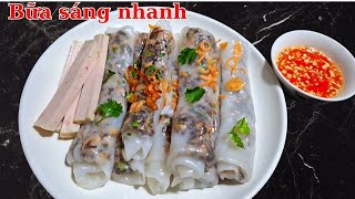 Hot Rice Rolls Pour Quickly, For Quick Breakfast | New Recipe for Easy Success ✨🥢💛