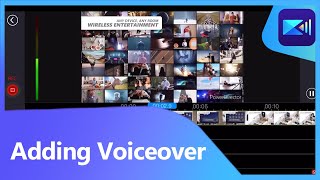 How to Record Voice & Add Voiceover | PowerDirector App Tutorial