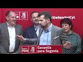 Ábalos en la inauguración de la nueva sede del psoe de segovia