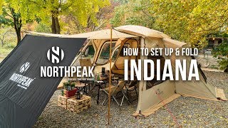 [노스피크] 텐트 혼자 치고 접기_인디아나편 / [nopk] How to set up \u0026 fold Indiana tent by oneself