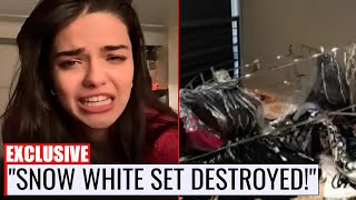 JUST NOW:Did Rachel Zegler Destroy the Snow White Set After a Breakdown