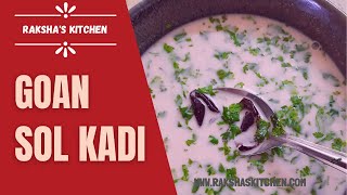 Goan Sol Kadi | Goan Kokum Kadhi | Easy Sol Kadi With Coconut | Best Sol kadhi - Raksha's Kitchen