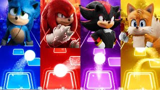 Sonic Prime 🆚️ Shadow The Hedgehog 🆚️ Sonic The Hedgehog 🆚️ Knuckles || Coffin Dance || Tiles Hop